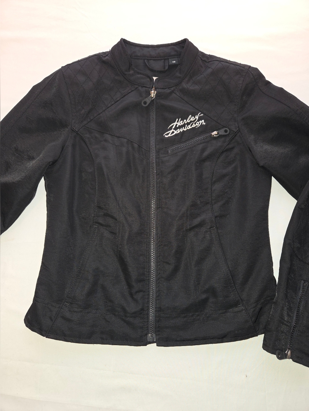 Harley-Davidson Women's Miss Enthusiast 3-in-1 Casual Jacket Black XS